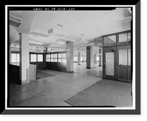 Historic Framed Print, Los Angeles City Hall, 200 North Spring Street, Los Angeles, Los Angeles County, CA - 218,  17-7/8" x 21-7/8"