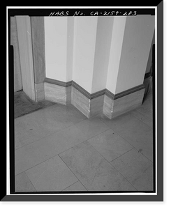 Historic Framed Print, Los Angeles City Hall, 200 North Spring Street, Los Angeles, Los Angeles County, CA - 267,  17-7/8" x 21-7/8"