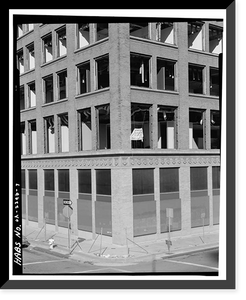Historic Framed Print, John Breuner & Company Building, 1515 Clay Street, Oakland, Alameda County, CA - 7,  17-7/8" x 21-7/8"