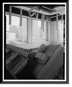 Historic Framed Print, John Breuner & Company Building, 1515 Clay Street, Oakland, Alameda County, CA - 12,  17-7/8" x 21-7/8"