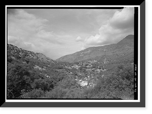 Historic Framed Print, Generals Highway, Three Rivers vicinity, Tulare County, CA - 39,  17-7/8" x 21-7/8"