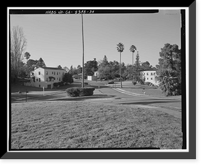 Historic Framed Print, Hamilton Field, East of Nave Drive, Novato, Marin County, CA - 34,  17-7/8" x 21-7/8"