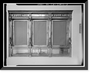 Historic Framed Print, Naval Reserve Armory, 113 Harbor Way, Santa Barbara, Santa Barbara County, CA - 9,  17-7/8" x 21-7/8"