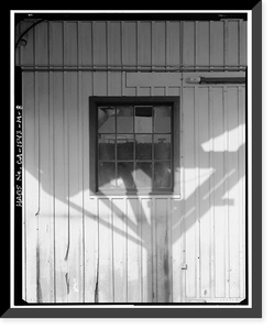Historic Framed Print, Mare Island Naval Shipyard, Coal Sheds, Waterfront Avenue, northwest corner of Waterfront Avenue & Fourth Street, Vallejo, Solano County, CA - 8,  17-7/8" x 21-7/8"