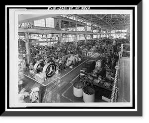Historic Framed Print, Mare Island Naval Shipyard, Welding School, South of Thirteenth Street East of Railroad Avenue, Vallejo, Solano County, CA - 5,  17-7/8" x 21-7/8"