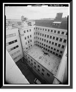 Historic Framed Print, California State Building, 350 McAllister Street, San Francisco, San Francisco County, CA - 5,  17-7/8" x 21-7/8"