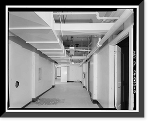 Historic Framed Print, California State Building, 350 McAllister Street, San Francisco, San Francisco County, CA - 14,  17-7/8" x 21-7/8"