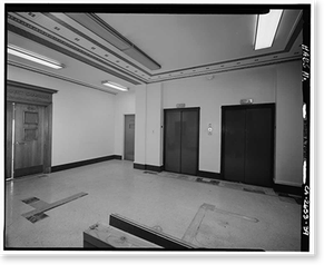 Historic Framed Print, California State Building, 350 McAllister Street, San Francisco, San Francisco County, CA - 38,  17-7/8" x 21-7/8"