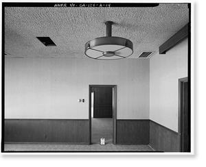 Historic Framed Print, Hughes Aircraft Company, Administrative Building, 6775 Centinela Avenue, Los Angeles, Los Angeles County, CA - 14,  17-7/8" x 21-7/8"