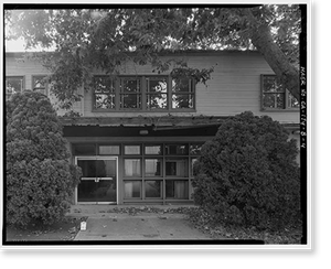Historic Framed Print, Hughes Aircraft Company, Engineering-Administration Building, 6775 Centinela Avenue, Los Angeles, Los Angeles County, CA - 4,  17-7/8" x 21-7/8"