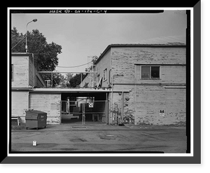 Historic Framed Print, Hughes Aircraft Company, Mock-Up Building, 6775 Centinela Avenue, Los Angeles, Los Angeles County, CA - 4,  17-7/8" x 21-7/8"