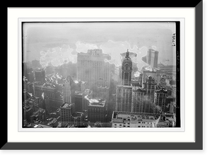 Historic Framed Print, From Woolworth Bldg. - 9,  17-7/8" x 21-7/8"