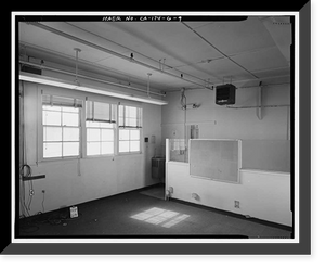 Historic Framed Print, Hughes Aircraft Company, Garage & Maintenance Building, 6775 Centinela Avenue, Los Angeles, Los Angeles County, CA - 9,  17-7/8" x 21-7/8"