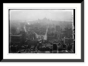 Historic Framed Print, From Met. Bldg. - 5,  17-7/8" x 21-7/8"