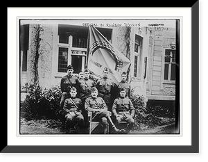 Officers of Rainbow Div, Vintage Wall Art