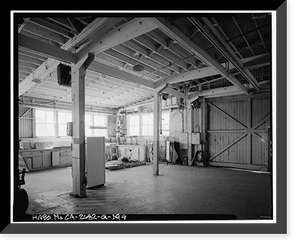 Historic Framed Print, Naval Supply Annex Stockton, Public Works Shop, Davis Avenue east of Ellsberg Drive, Stockton, San Joaquin County, CA - 9,  17-7/8" x 21-7/8" Historic Framed Print, Naval Supply Annex Stockton, Public Works Shop, Davis Avenue east of Ellsberg Drive, Stockton, San Joaquin County, CA - 9,  17-7/8" x 21-7/8"