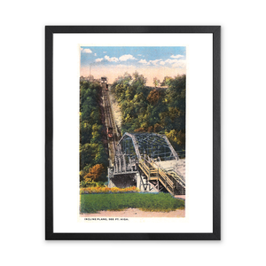 Historic Framed Print Johnstown PA Incline, 17-7/8" x 21-7/8"