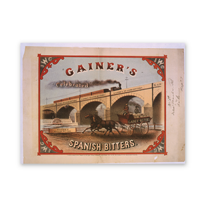 Historic Framed Print Vintage Trains Print - 2, 17-7/8" x 21-7/8"