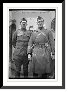 Historic Framed Print, Col. Synder & Lt. Col. Bradford,  17-7/8" x 21-7/8"