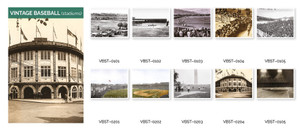Vintage Baseball Stadiums - Set of 10 Cards