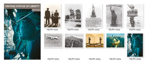 Vintage Statue Of Liberty Photos - Set of 10 Cards