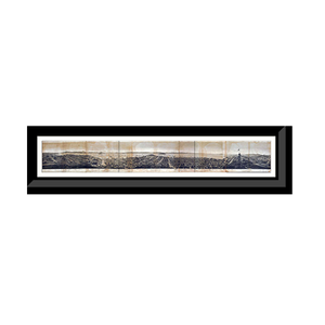 Panoramic Map - San Francisco, California, 1862 - Bird's Eye View Print