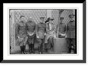 Lt. Col. J.B. Johnson, Gen. E.B. Winans, Gen. W.G. Haan and wife, Col. R.M. Beck, Capt. D.D. Thompson Classic, Vintage Poster