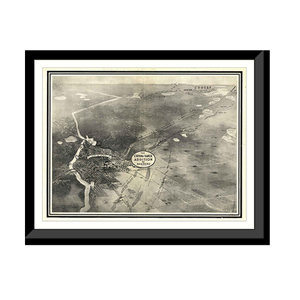 Panoramic Map - Brainerd, Minnesota, 1914 - Bird's Eye View Print