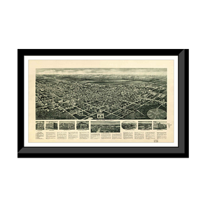 Panoramic Map - Egg Harbor, New Jersey, 1924 - Bird's Eye View Print