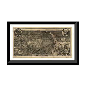 Panoramic Map - St. Louis, Missouri, 1876 - Bird's Eye View Print