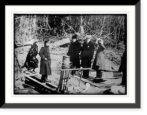 Historic Framed Print, Wilson's at the front,  17-7/8" x 21-7/8"