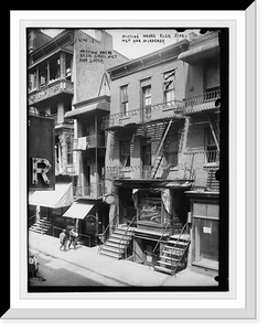 Historic Framed Print, Mission house where Elsie Sigel was murdered,  17-7/8" x 21-7/8"