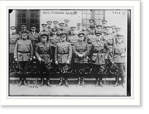 Vintage Americana Print - Haig, Pershing & others