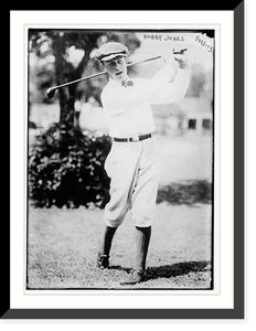 Historic Framed Print, Bobby Jones,  17-7/8" x 21-7/8"