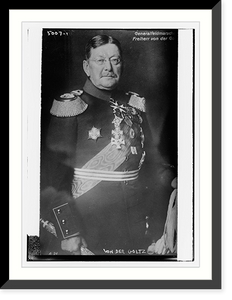 Historic Framed Print, Gen. Field Marshall Von Der Goltz,  17-7/8" x 21-7/8"