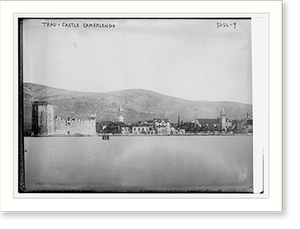 Vintage Building Photo - Trau - Castle Camerlengo