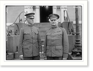 Vintage Americana Print - Gen. R.L. Bullard & Col. Wm Weigel