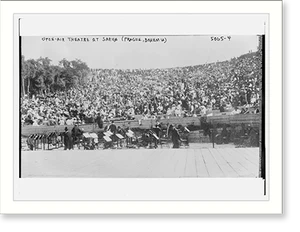 Vintage Photo Print - Open - air theatre at Sarka (Prague, Bohemia)