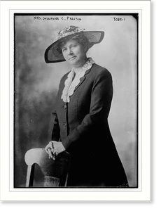 Black & White Photo - Mrs. Josephine C. Preston - Framed Wall Art Gift Idea