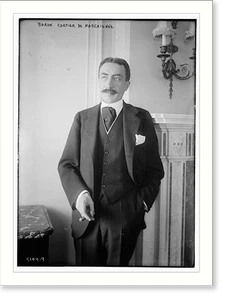 Vintage Americana Print - Baron Cartier De Marchienne