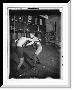 Historic Framed Print, Bat. Nelson boxing - 2,  17-7/8" x 21-7/8"