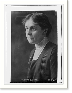 Antique Photo Print - Dr. Alice Hamilton - Framed Wall Art Gift Idea