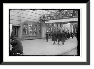 Harris Theater Marquee: "Wedding Bells", Antique Print