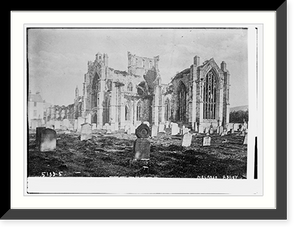 Historic Framed Print, Melrose Abbey - 2,  17-7/8" x 21-7/8"