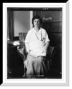 Historic Framed Print, Mrs. Horatio G. Winslow - 2,  17-7/8" x 21-7/8"