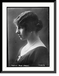 Black & White Photo - Princess Helen (Greece) - Antique Wall Decor Print