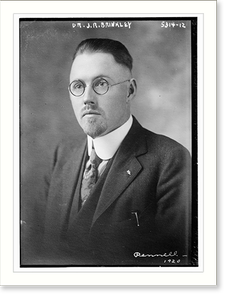 Vintage Americana Print - Dr. J.R. Brinkley - Antique Wall Decor Print