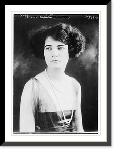 Mrs. J. St. C. Chaqueneau, Antique Poster