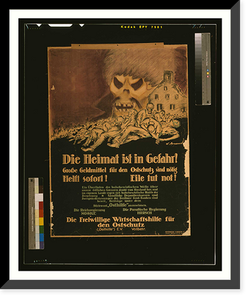 Die Heimat ist in Gefahr!. V. Arnaud. Classic, Antique Wall Art
