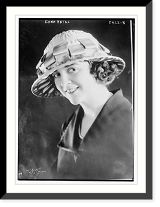 Historic Framed Print, Edna Bates - 2,  17-7/8" x 21-7/8"